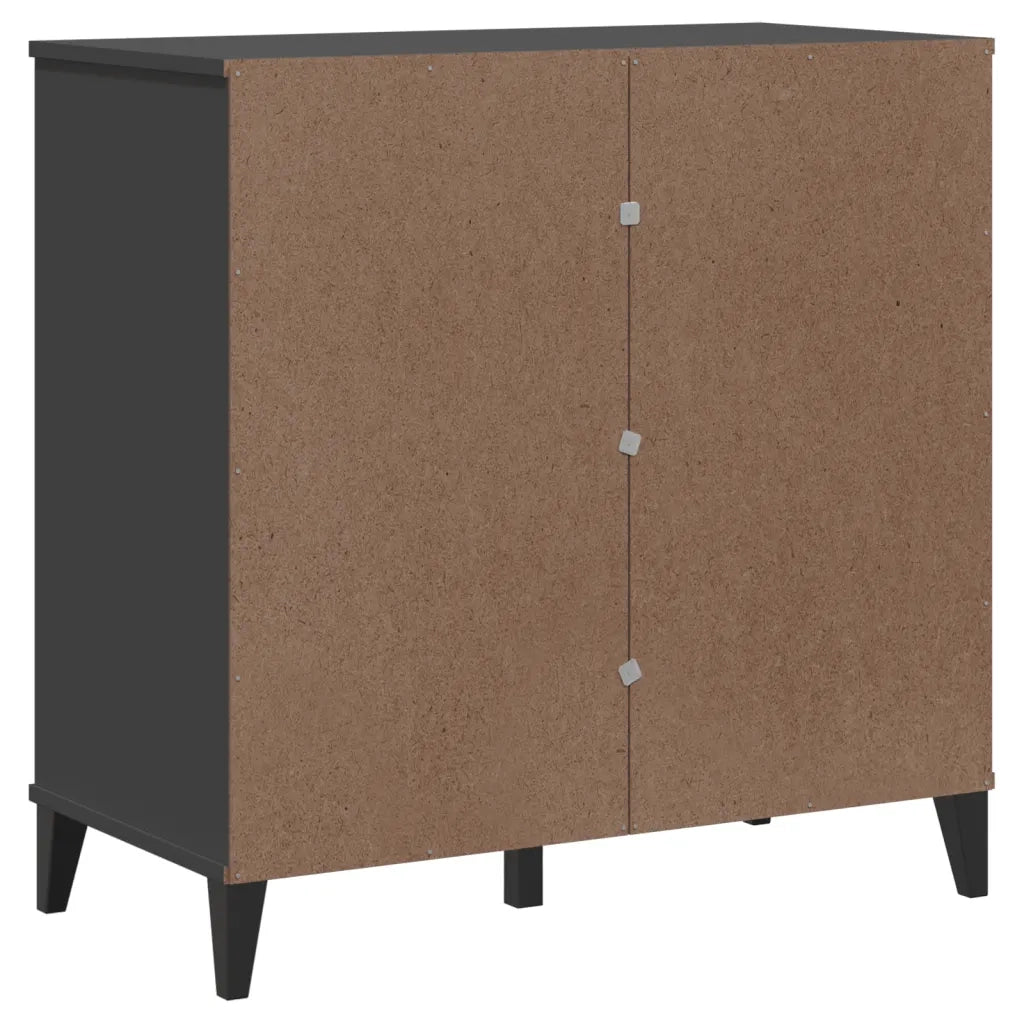 Credenza-Buffet-Armadio da cucina VIKEN Antracite 80x40x80 cm in Legno Multistrato