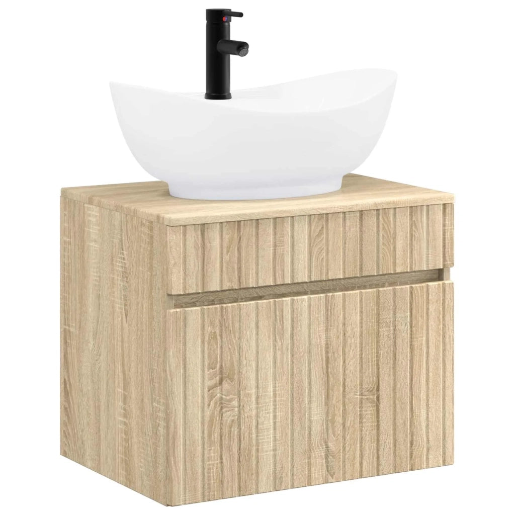Set di mobili per il bagno Rovere Sonoma Legno ingegnerizzato 3404312
