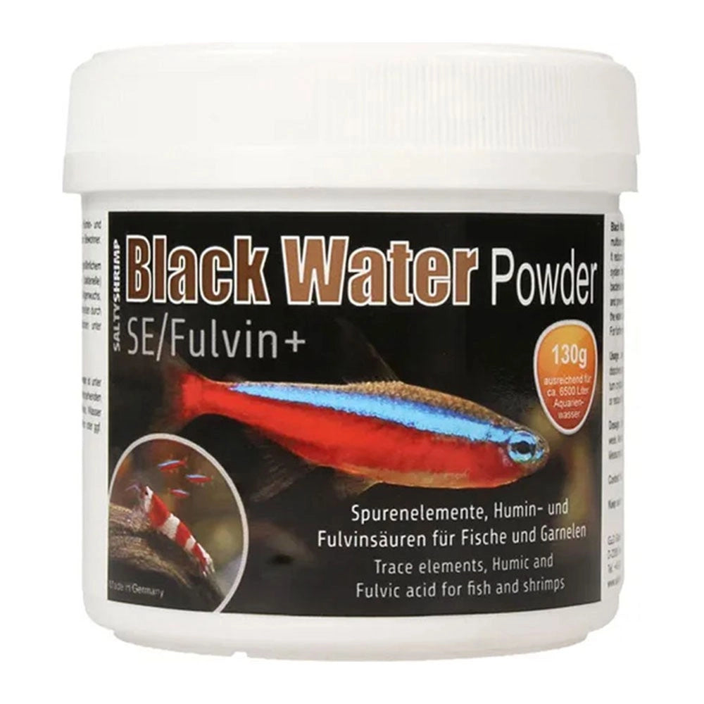 SaltyShrimp Black Water Powder SE/Fulvin+ - miscela di oligoelementi e acidi umici e fulvici Formato: 130 gr