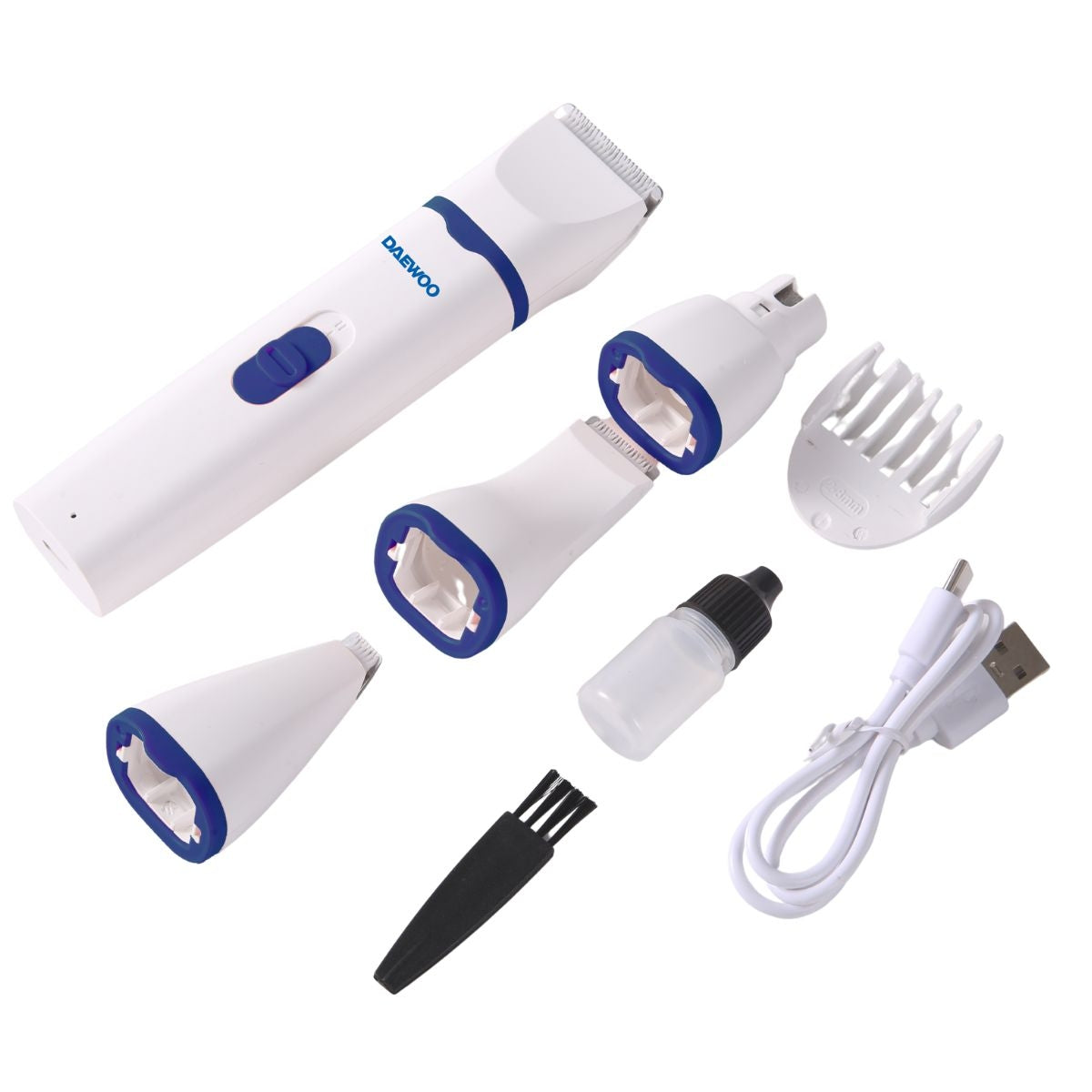 Kit Rasoio + Trimmer + Lima Unghie Cordless per Cani e Gatti (D-T65) | Daewoo