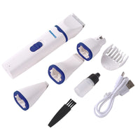 Kit Rasoio + Trimmer + Lima Unghie Cordless per Cani e Gatti (D-T65) | Daewoo