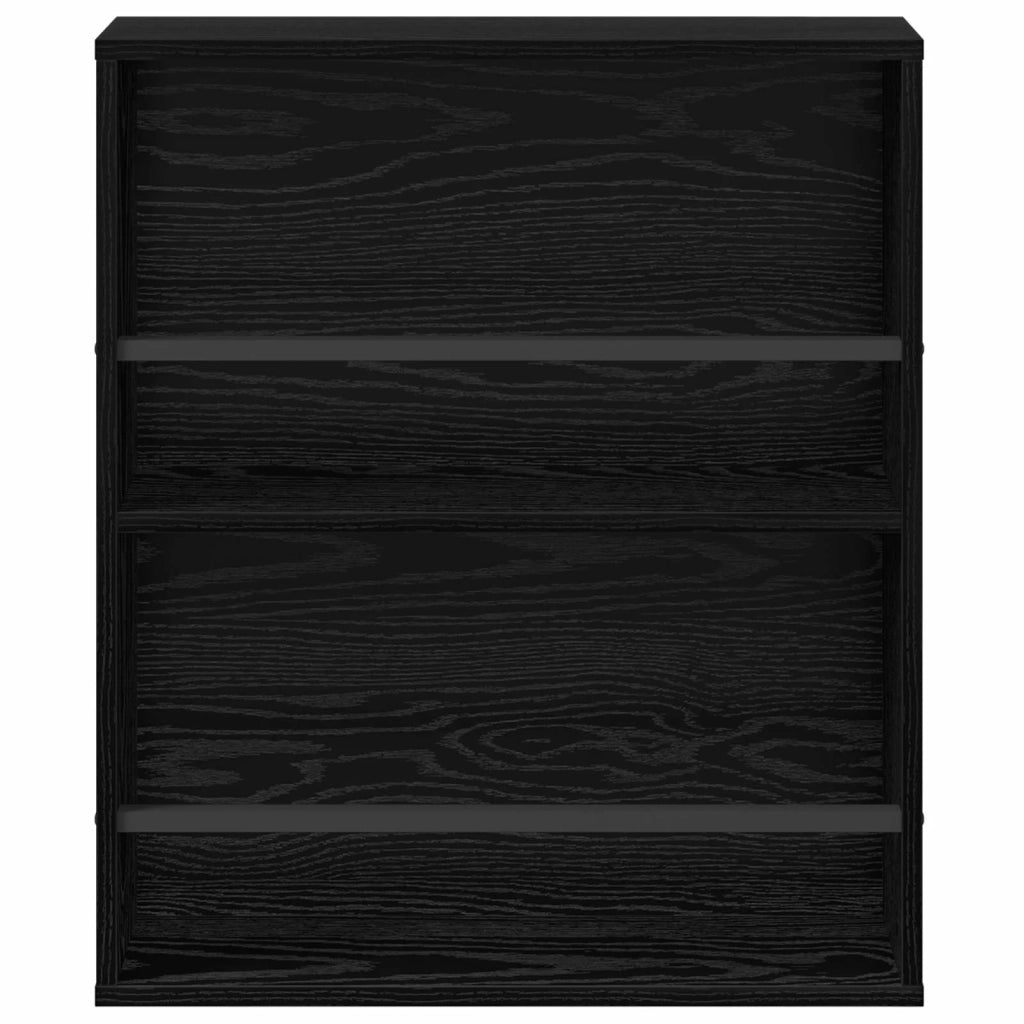 Scaffale per riviste Rovere Nero 60 x 12 x 70 cm CFW7303814