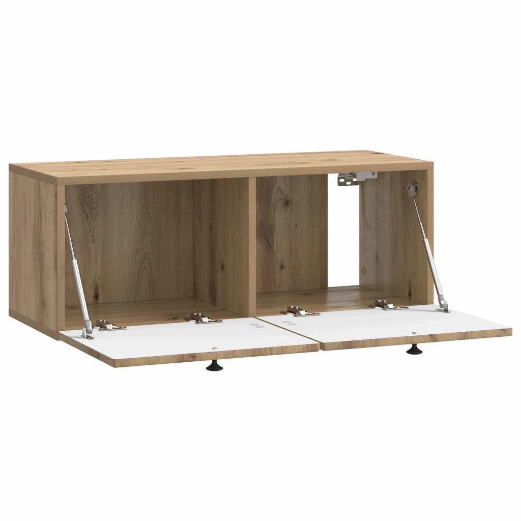 Mobile Porta TV da Muro Rovere Artigianale 78,5 x 31 x 30 cm