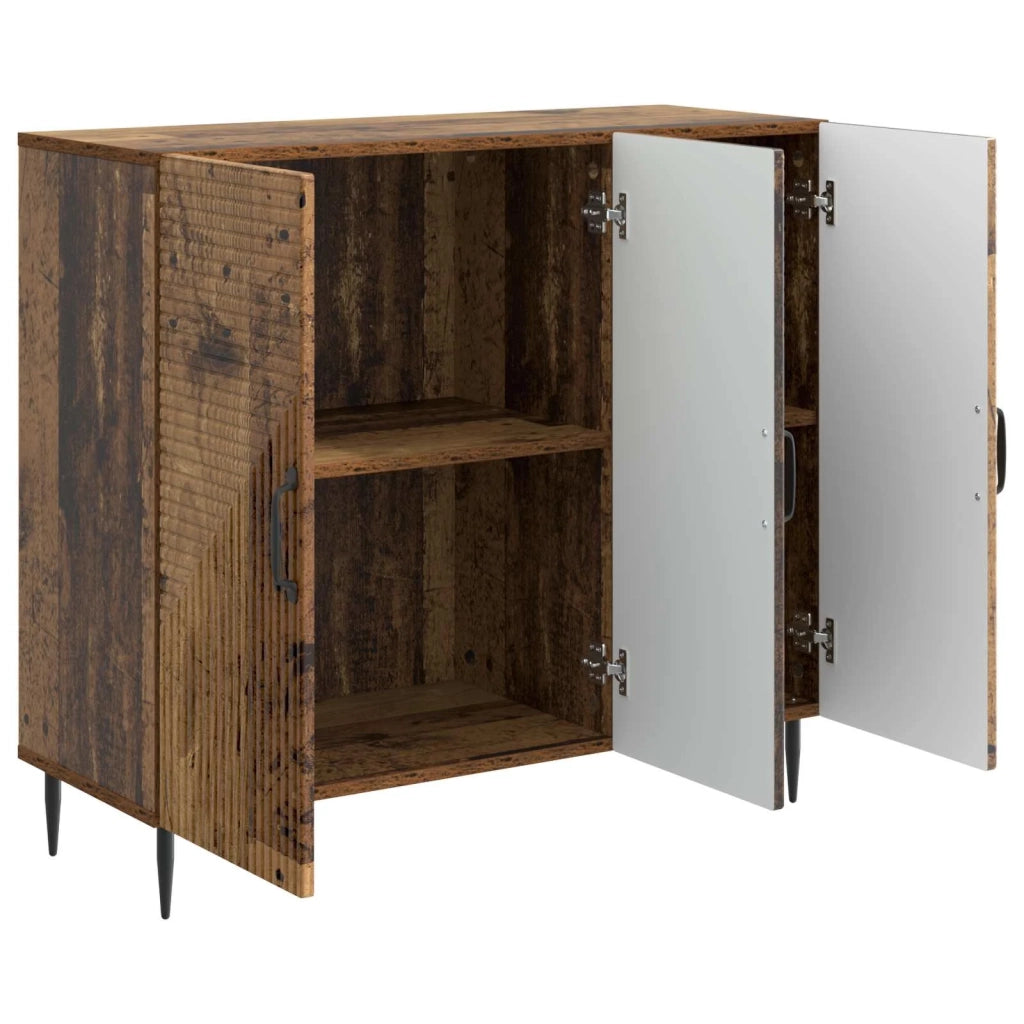 Credenza Legno antico 89 x 34,5 x 80 cm Legno ingegnerizzato
