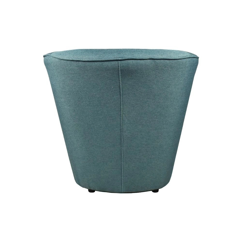 Poltrona Tago in tessuto azzurro Enzo 18 H76xL75xP66