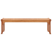 Panchina da Giardino | Panca da Giardino 3 Posti 150 cm Legno Massello di Eucalipto