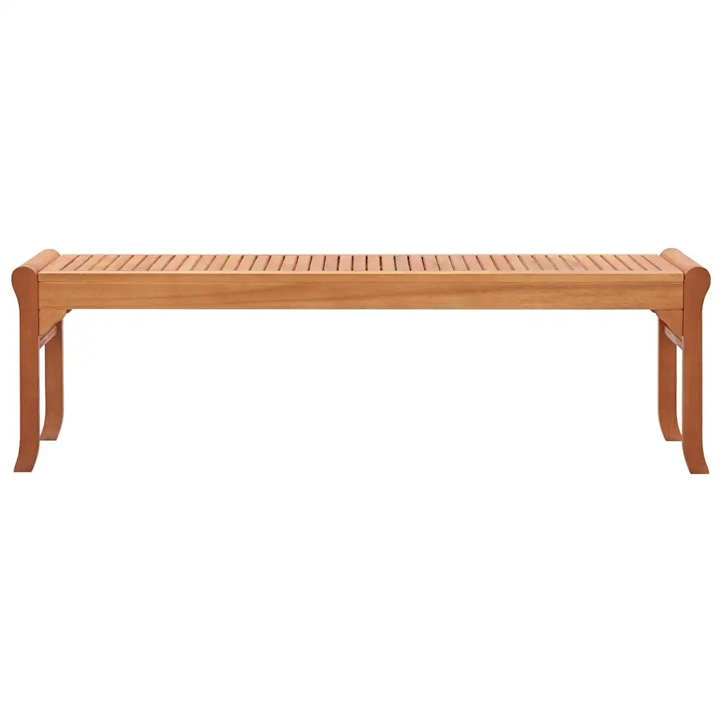 Panchina da Giardino | Panca da Giardino 3 Posti 150 cm Legno Massello di Eucalipto