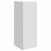 Mobiletto a muro Bianco 33 x 34,5 x 90 cm Legno ingegnerizzato 898415