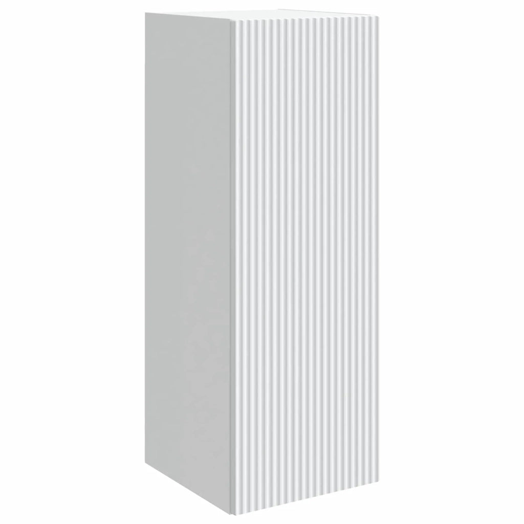 Mobiletto a muro Bianco 33 x 34,5 x 90 cm Legno ingegnerizzato 898415