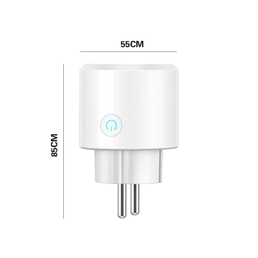 Trade Shop - Smart Plug Presa Corrente Wifi Timer Elettrodomestici Domotica Per Ios E Android -