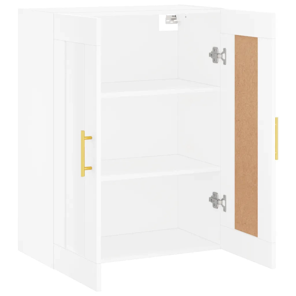 Mobile a Parete Bianco 69,5x34,90 cm in Legno Multistrato 830364