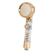 Trade Shop - Doccetta Con Pulsante Stop Multigetto Doccia Bagno Soffione Ventola A Spirale 87533 -