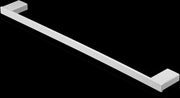 Supporto asciugamano per bagno - 60 cm - installazione a parete - bianco - attacco a muro