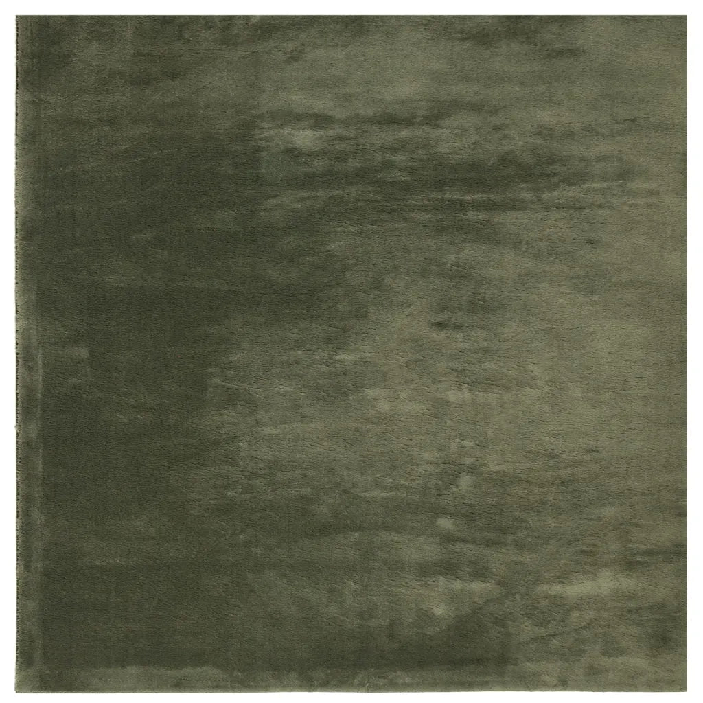 Tappeto Pelo Corto HUARTE Morbido Lavabile Verde Bosco 375094