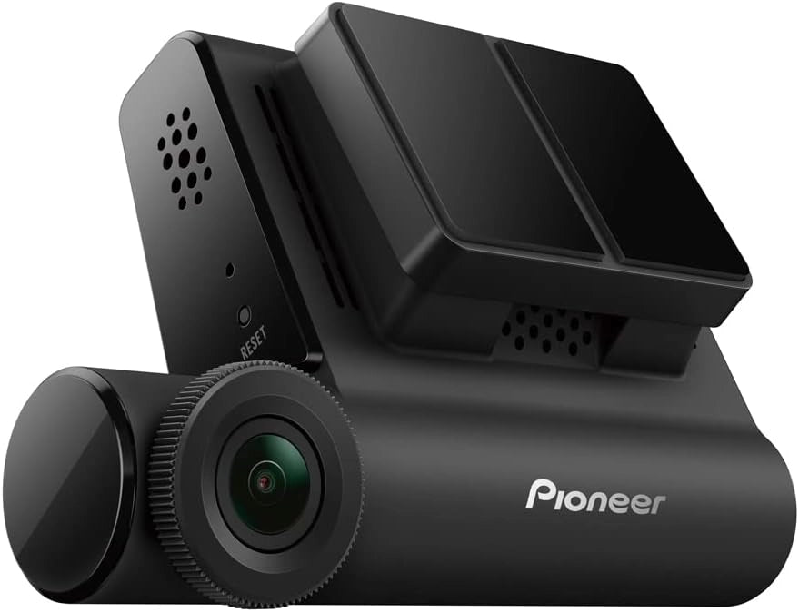 VREC-170RS Telecamera da cruscotto: telecamera frontale con registrazione Full HD, grandangolo a 170°, localizzazione GPS, monitoraggio del parcheggio, display LCD da 3", controllo tramite app