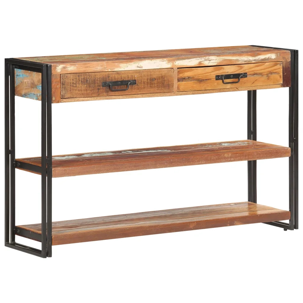Credenza-Buffet-Armadio da cucina 120x30x75 cm in Legno Massello di Recupero