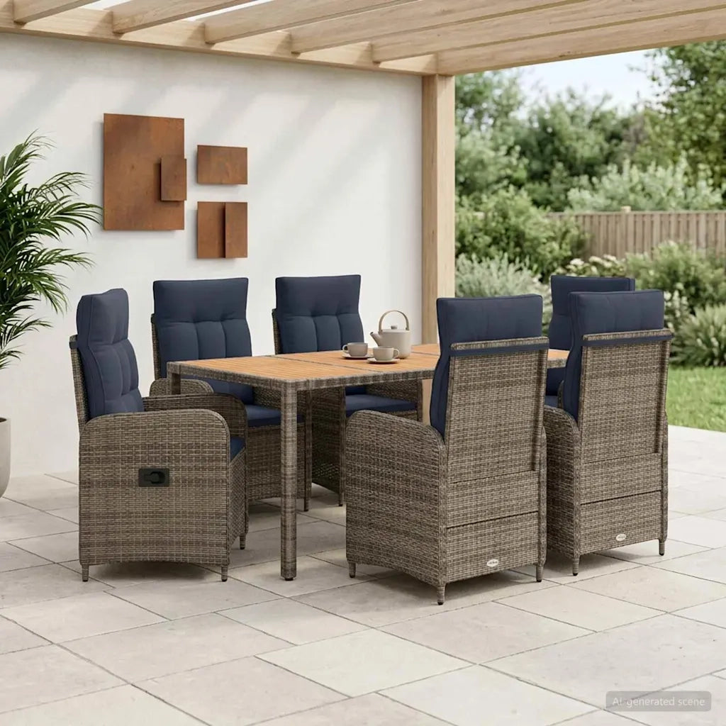 Set da pranzo per esterni 7 pz 3422290