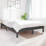 Giroletto Grigio 120x190 cm Small Double Legno Massello di Pino 820578
