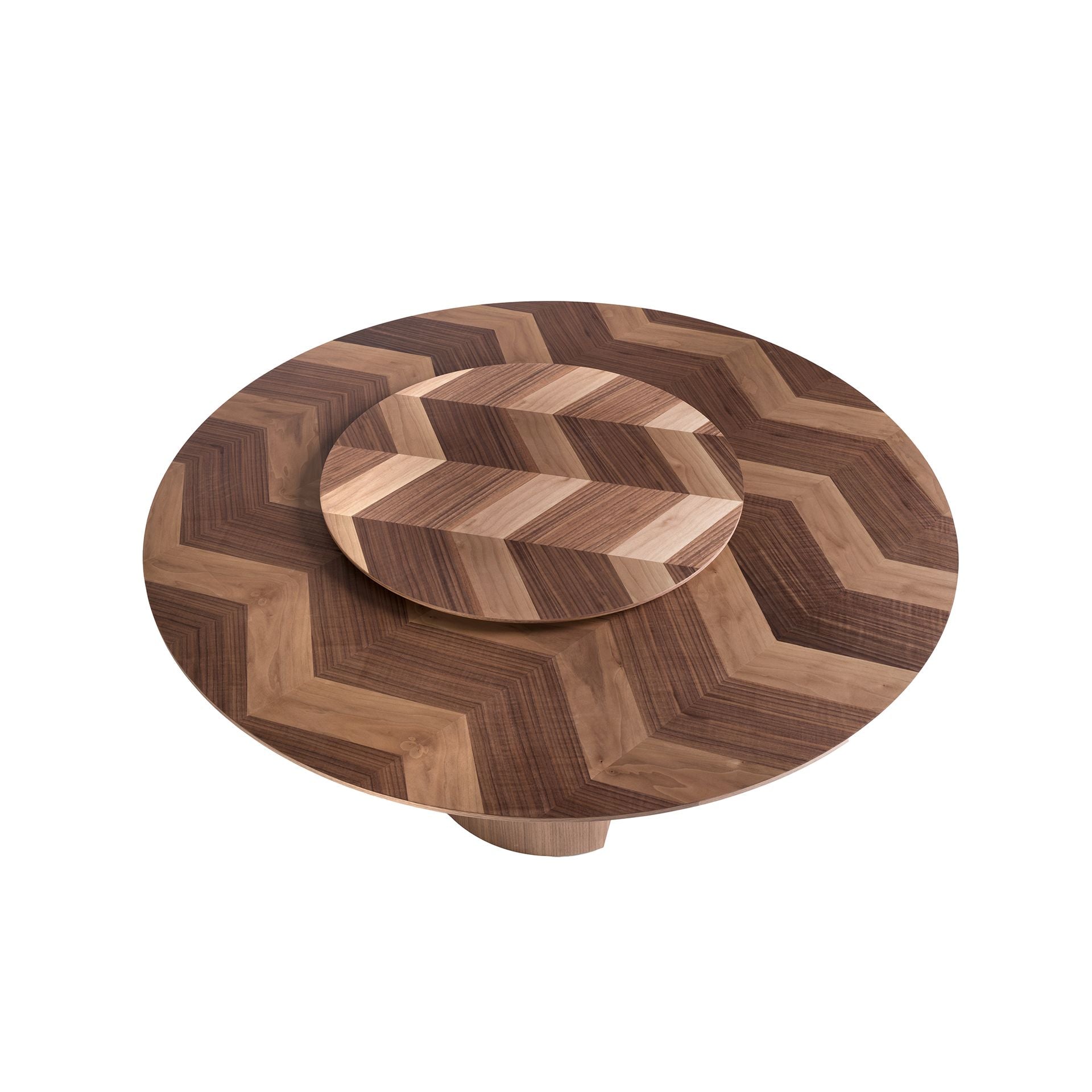 Tavolo da pranzo rotonda noce