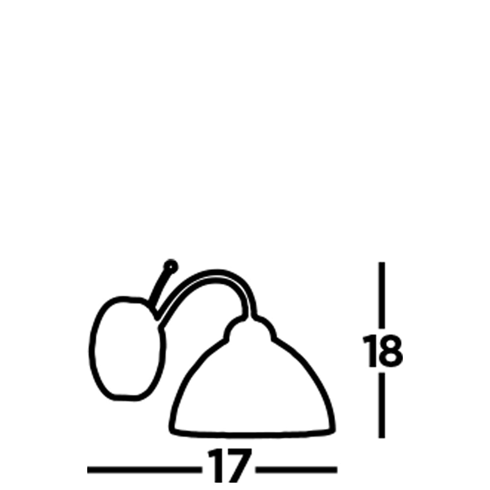 Applique Contemporanea Milanese Acciaio Argento Vetro 1 Luce E14