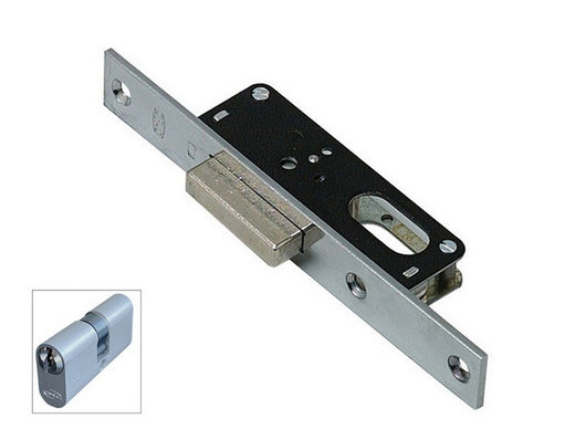 serratura alluminio infilare mont. 1m con cilindro art. 355 e.15 - f.16 cod:ferx.vit25054