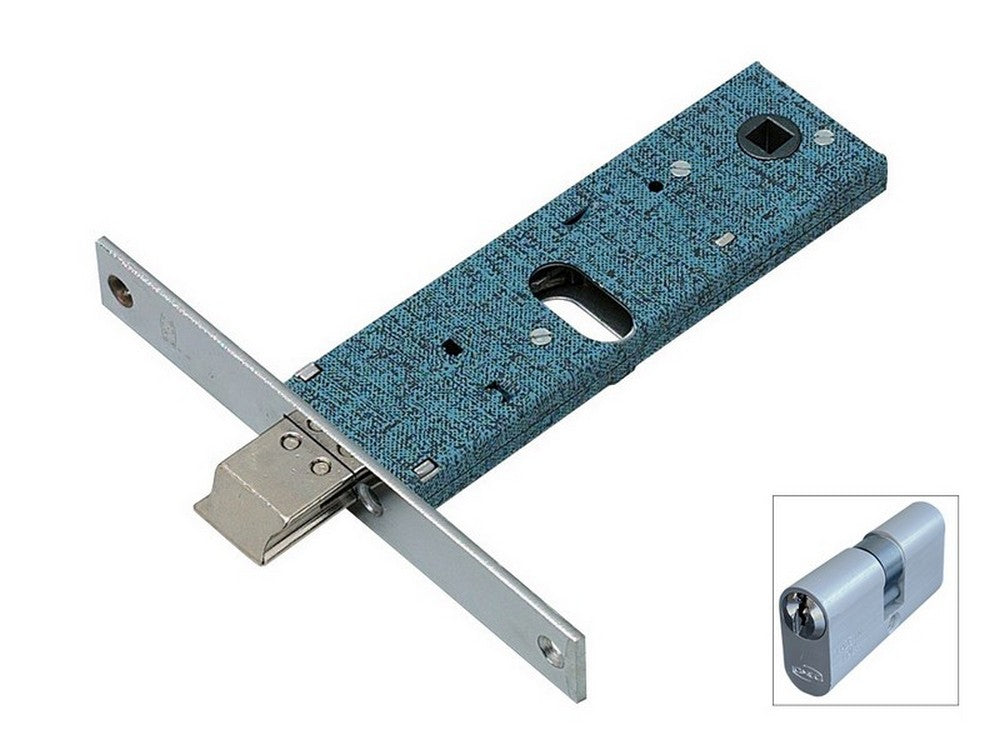 serratura alluminio infilare fasce 2m+s. con cilindro art. 790 e.70 - f.22 cod:ferx.vit25068