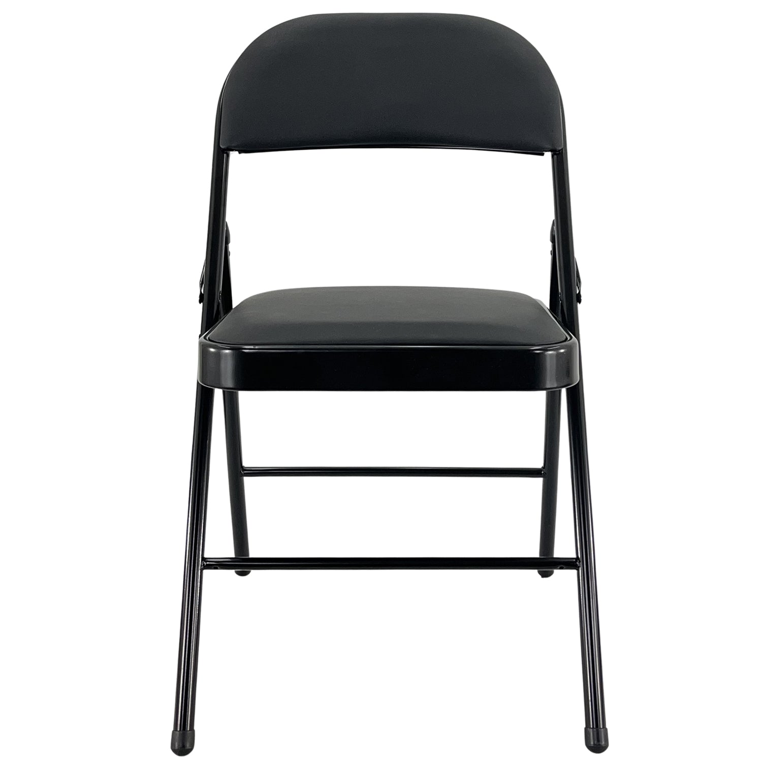 Sedia Kant Pieghevole Imbottita Portatile Salvaspazio in Metallo Richiudibile Sedie per Cucina Giardino Camera Sale Nero