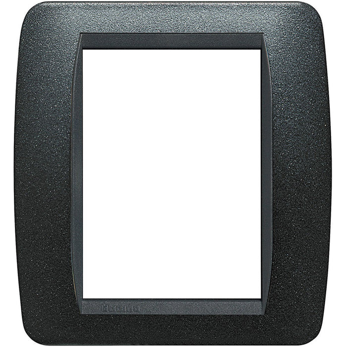 Living Int. - Placca 3+3 posti grafite nero - L4826GFN