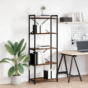 vidaXL Libreria Rovere fumo 60 x 30 x 153 cm Legno multistrato