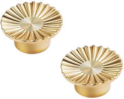 Maniglie a forma di cerchio per cucina - Lame dorate - Design retro moderno - 40mm - Maniglie decorativi - Per mobili e armadi