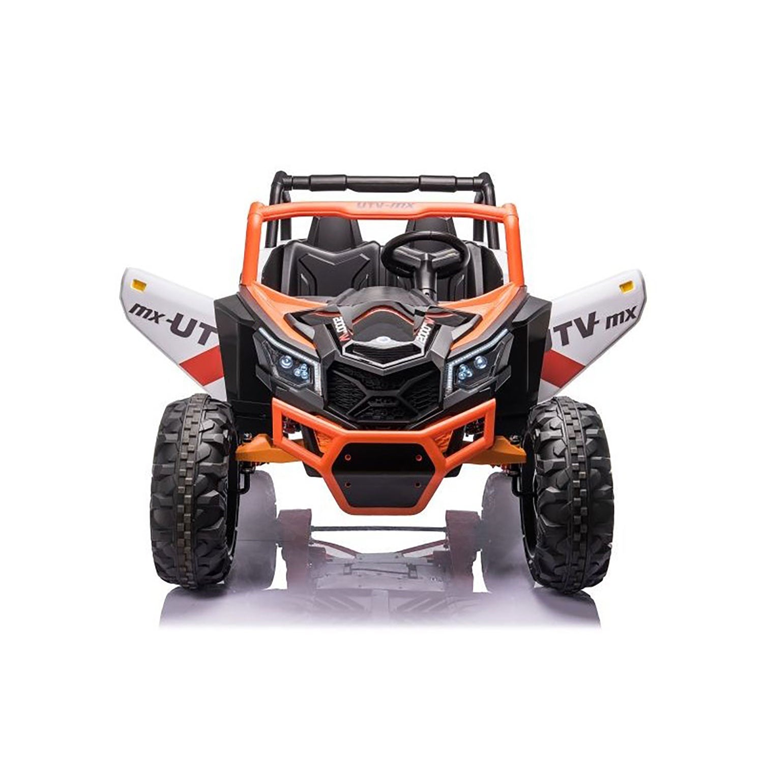 Auto Elettrica per Bambini Mud-Raider UTV MX 24V con Telecomando Arancione