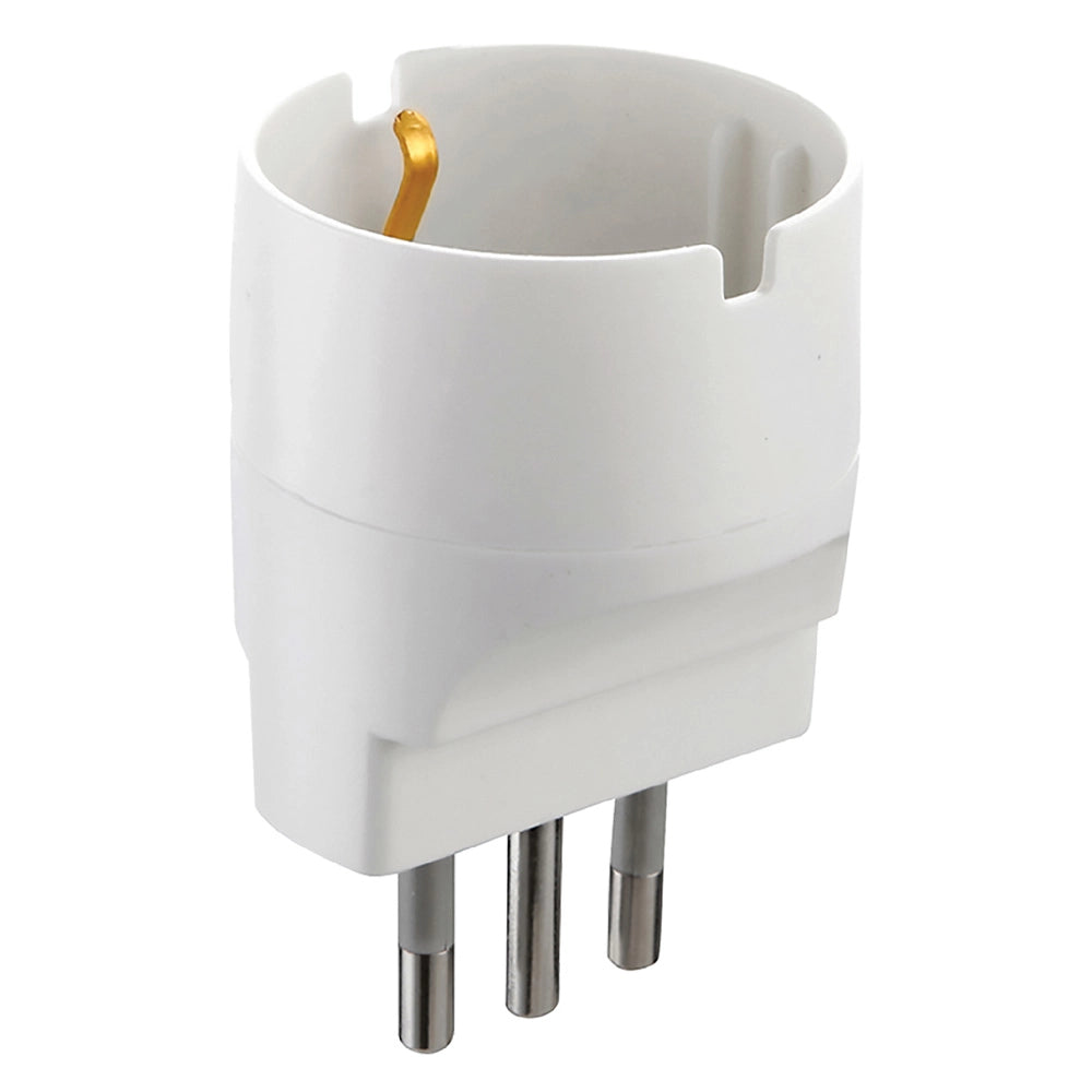 ADATTATORE SINGOLO spina 2P + T 10A - art.71916- 25 pezzi  - ELECTRALINE