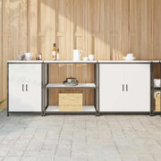 Set di Stoccaggio per Cucina Altro 3 pcs Bianco Acciaio 3392674