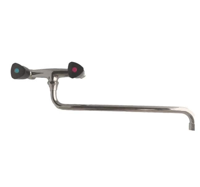 Rubinetto per cucina industriale con canna extralunga , a muro