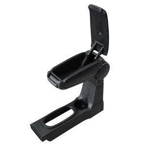 Bracciolo Centrale per Ford Fiesta (1995-2002) e Mazda 121 (1996–2002) Vano Portaoggetti Ribaltabile - Tessuto Nero