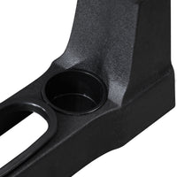 Bracciolo Centrale per Ford Fiesta (1995-2002) e Mazda 121 (1996–2002) Vano Portaoggetti Ribaltabile - Tessuto Nero