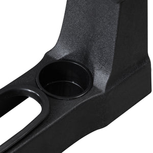 Bracciolo Centrale per Ford Fiesta (1995-2002) e Mazda 121 (1996–2002) Vano Portaoggetti Ribaltabile - Tessuto Nero