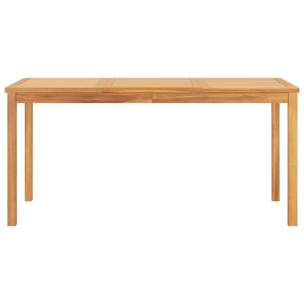 Set da Pranzo per Giardino 5 pz in Legno Massello di Teak 3157931
