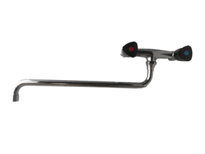 Rubinetto per cucina industriale con canna extralunga , a muro