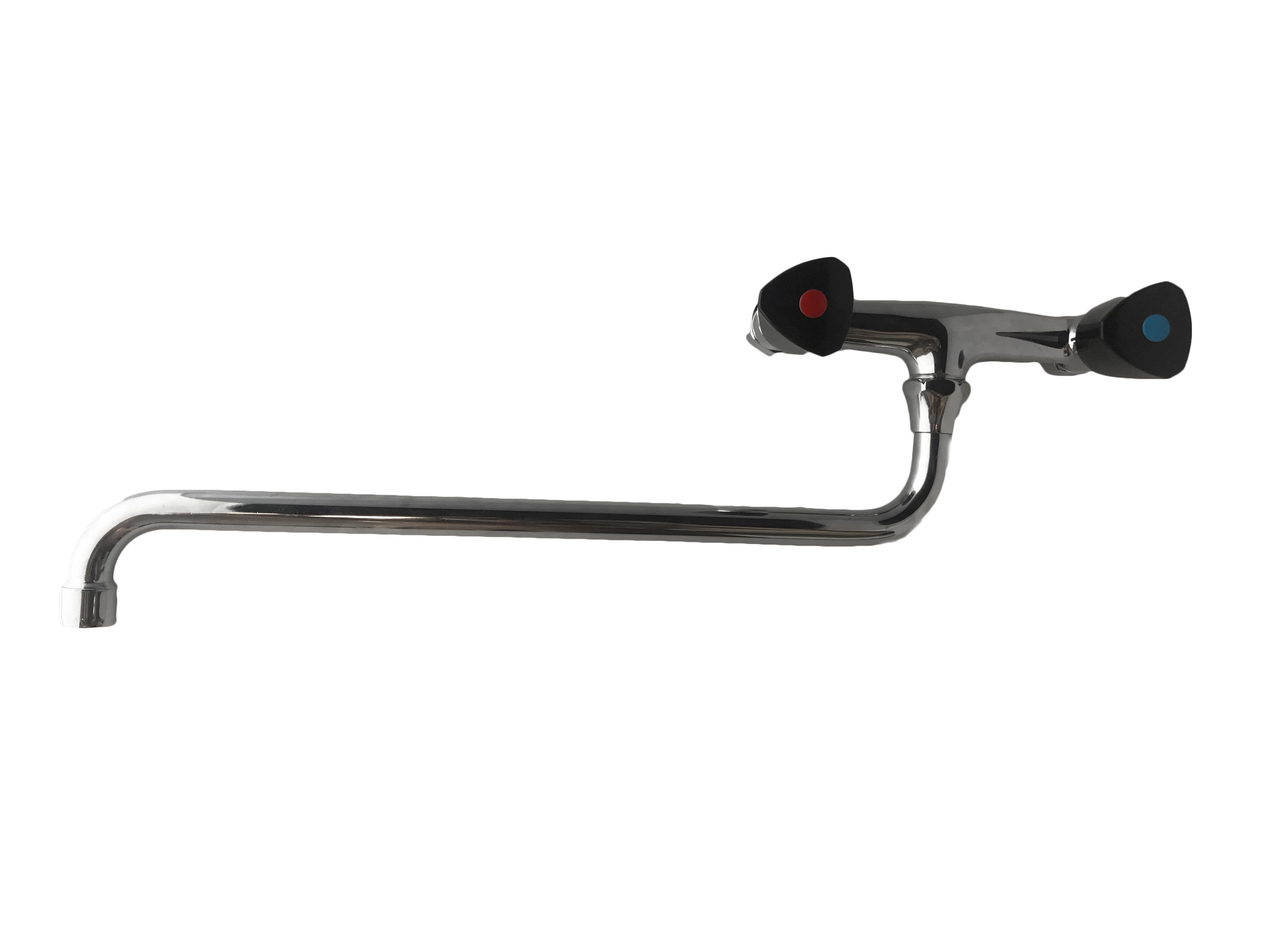 Rubinetto per cucina industriale con canna extralunga , a muro