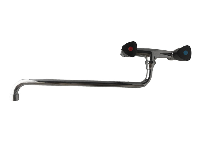 Rubinetto per cucina industriale con canna extralunga , a muro