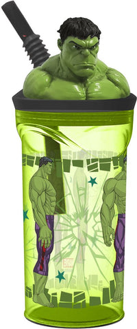 Borraccia per bambini in plastica Hulk 360 ml