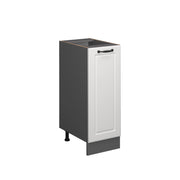 Armadio cucina dispensa alto R-Line Bianco rustico/Antracite 30 cm senza piano di lavoro Vicco