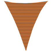 Vela Parasole | Telo Ombra | Vela da ombra solare Arancione e Marrone 4 x 5 x 5 m