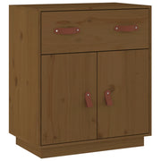 Credenza | Madia | Buffet da pranzo | Armadio da pranzo Ambrata 65,5x40x75 cm in Legno Massello di Pino
