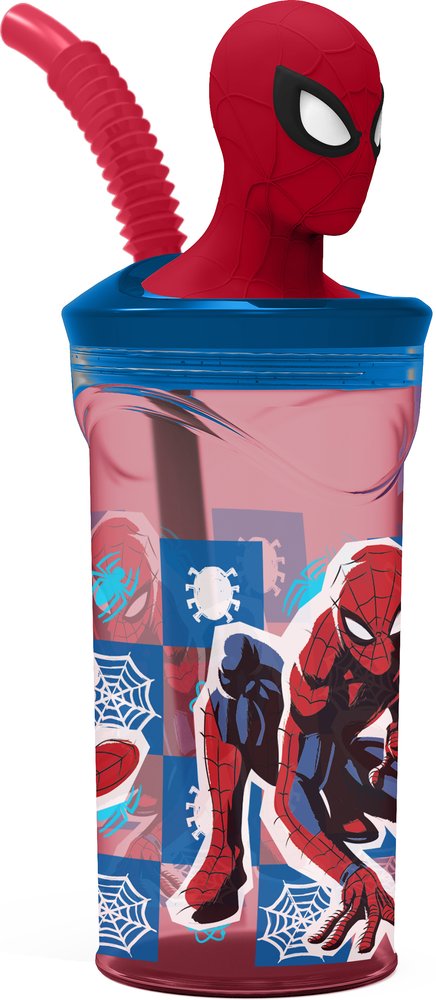 Borraccia per bambini in plastica Spiderman 360 ml