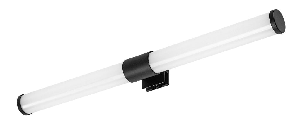 Applique bagno LED 6W Zain nera 40 cm IP44 Rabalux