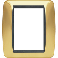 Living Int. - Placca 3+3 posti oro - L4826OR