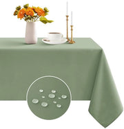 Tappeto per tavolo verde esterno 140x180 lavabile, impermeabile, resistente alla sporcizia, tovaglia per tavolo per primavera, Pasqua, compleanno, festa, matrimonio, giardino