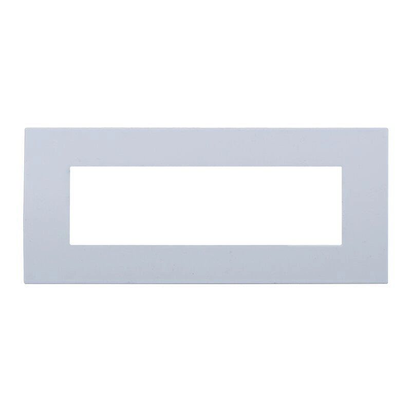 Placca Plastica Serie Venus 7P Colore Bianco Compatibile Con Vimar Arke